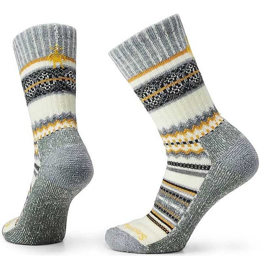 Accessories Smartwool | Smartwool Snowed In Sweater Light Cushion Crew Socks - Natural