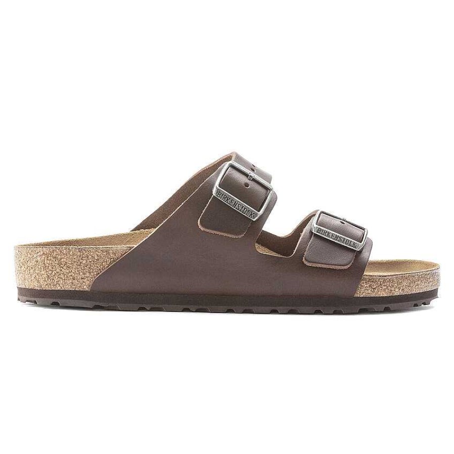 Men Birkenstock | Men'S Birkenstock Arizona Grip - Vintage Wood Roast