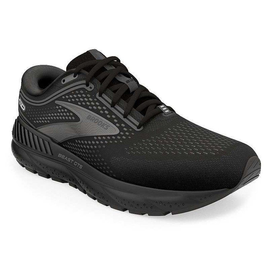 Men Brooks Running | Men'S Brooks Beast Gts 23 Black/Ebony/Gunmetal