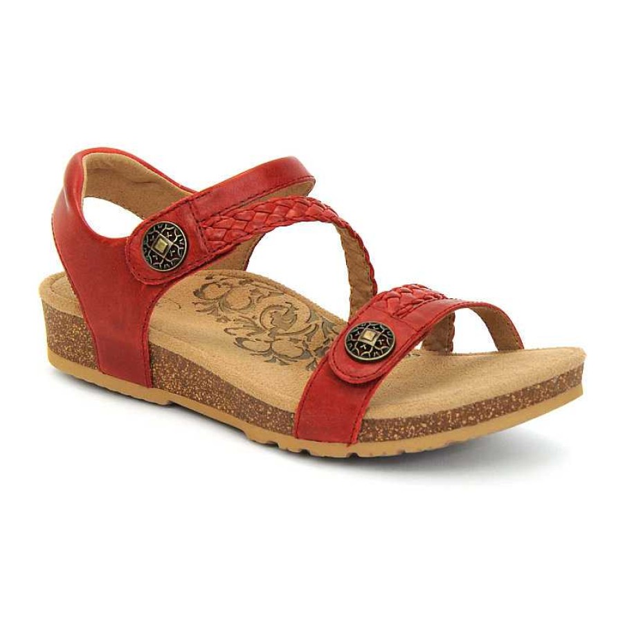 Women Aetrex | Women'S Aetrex Jillian - Red