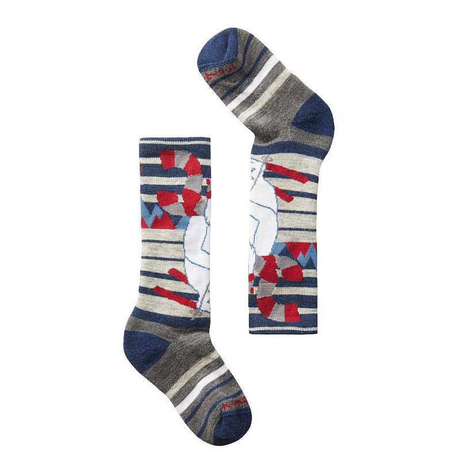 Kids Smartwool | Kids' Smartwool Wintersport Full Cushion Yeti Socks - Alpine Blue