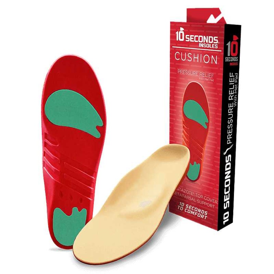 Accessories 10 Seconds | 10 Seconds 3030 Pressure Relief/Metatarsal Pad Insoles