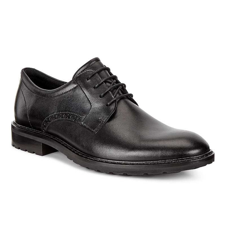 Men ECCO | Men'S Ecco Vitrus I Plain Toe - Black