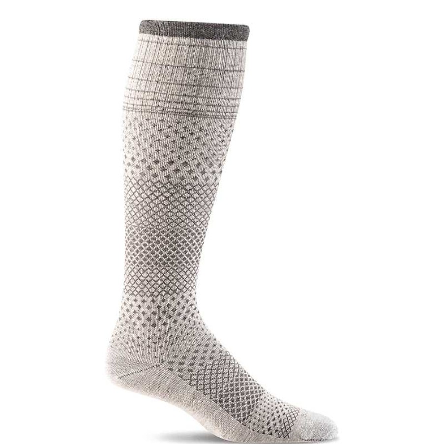 Accessories Sockwell | Women'S Sockwell Micro Grade Moderate Graduated Compression Socks - Natural