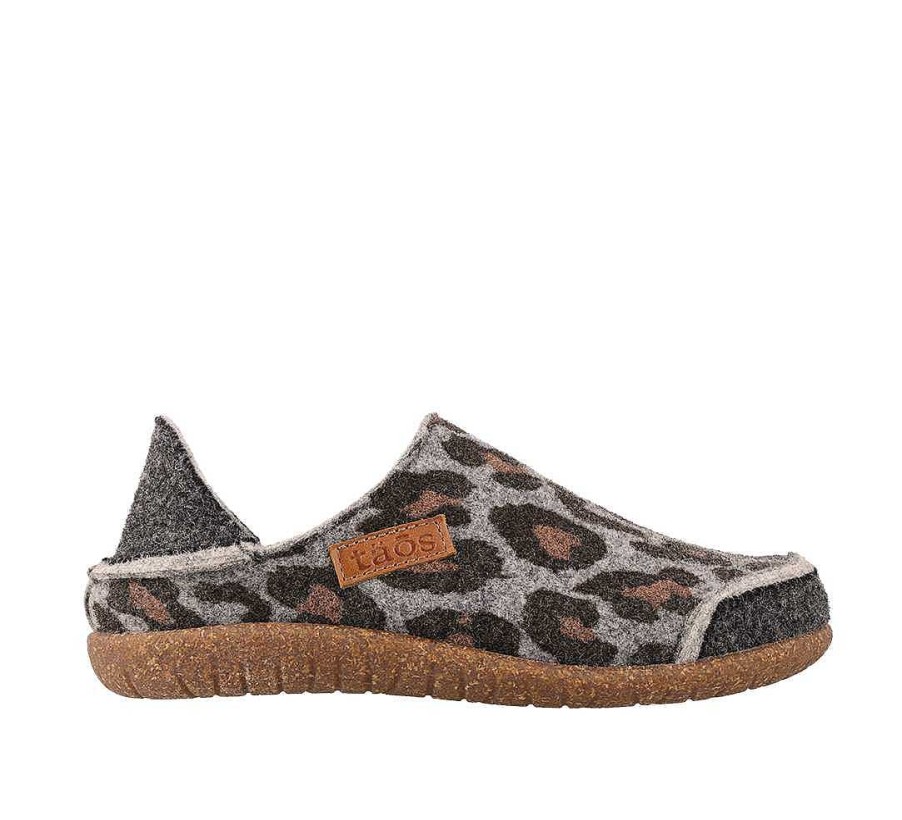 Women Taos | Women'S Taos Convertawool - Wool Leopard Charcoal