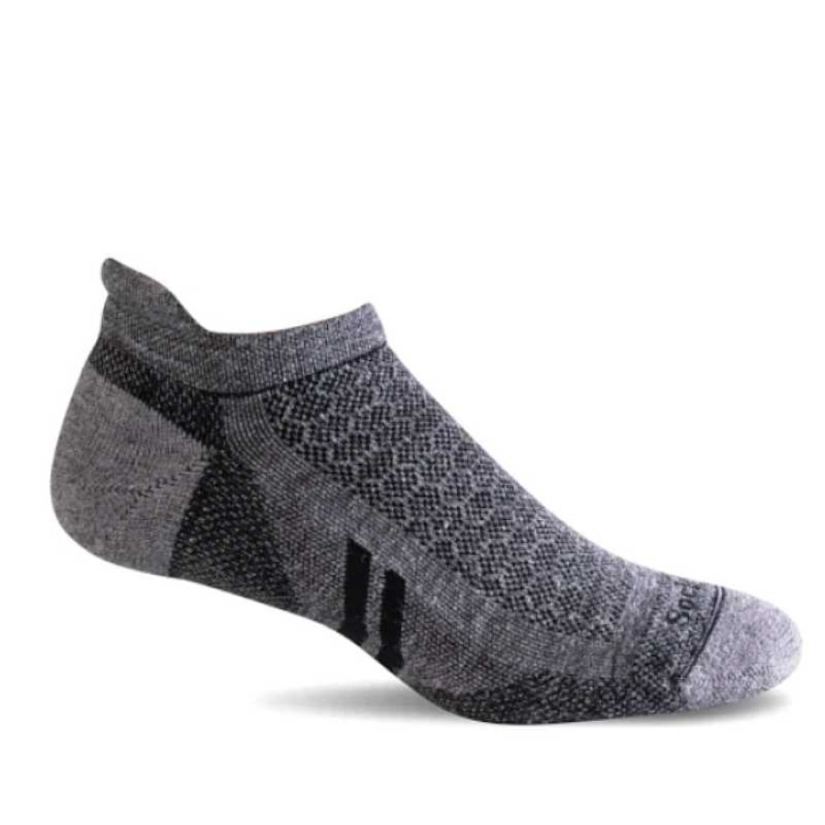 Accessories Sockwell | Men'S Sockwell Incline Ii Micro Moderate Compression Socks - Charcoal