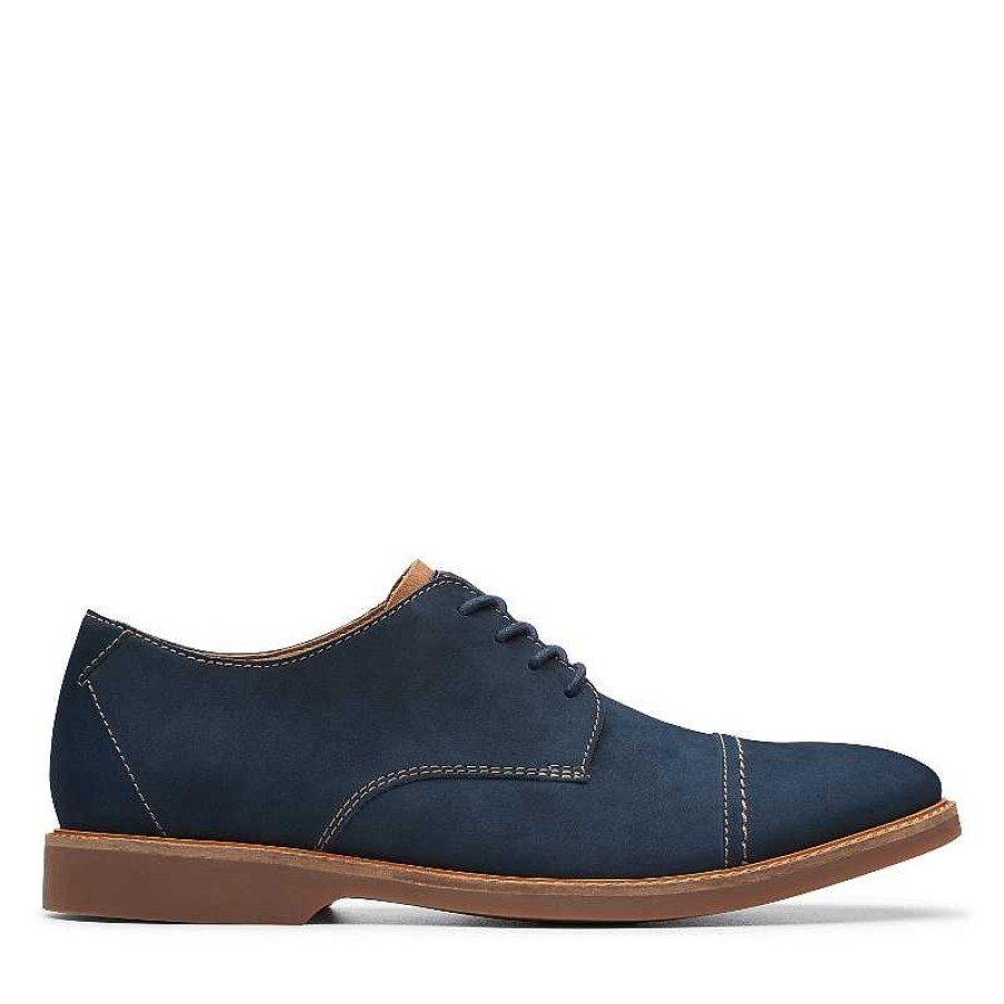 Men Clarks | Men'S Clarks Atticus Cap - Navy