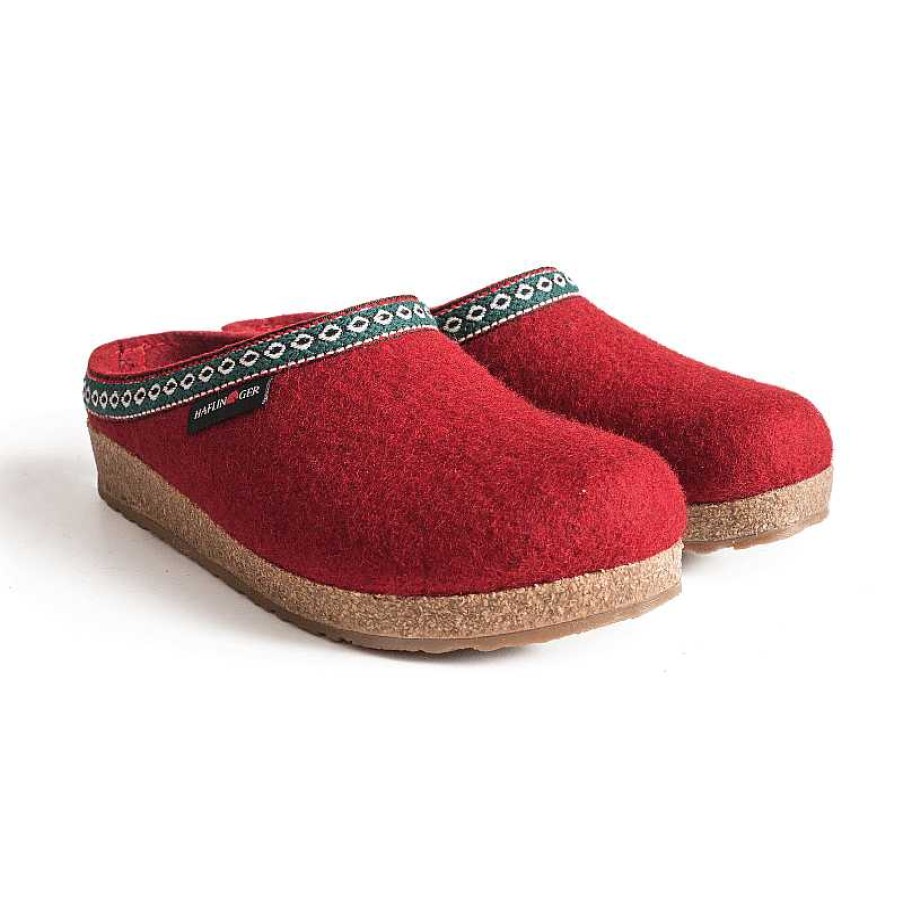 Women Haflinger | Women'S Halflinger Gz Slipper - Chili