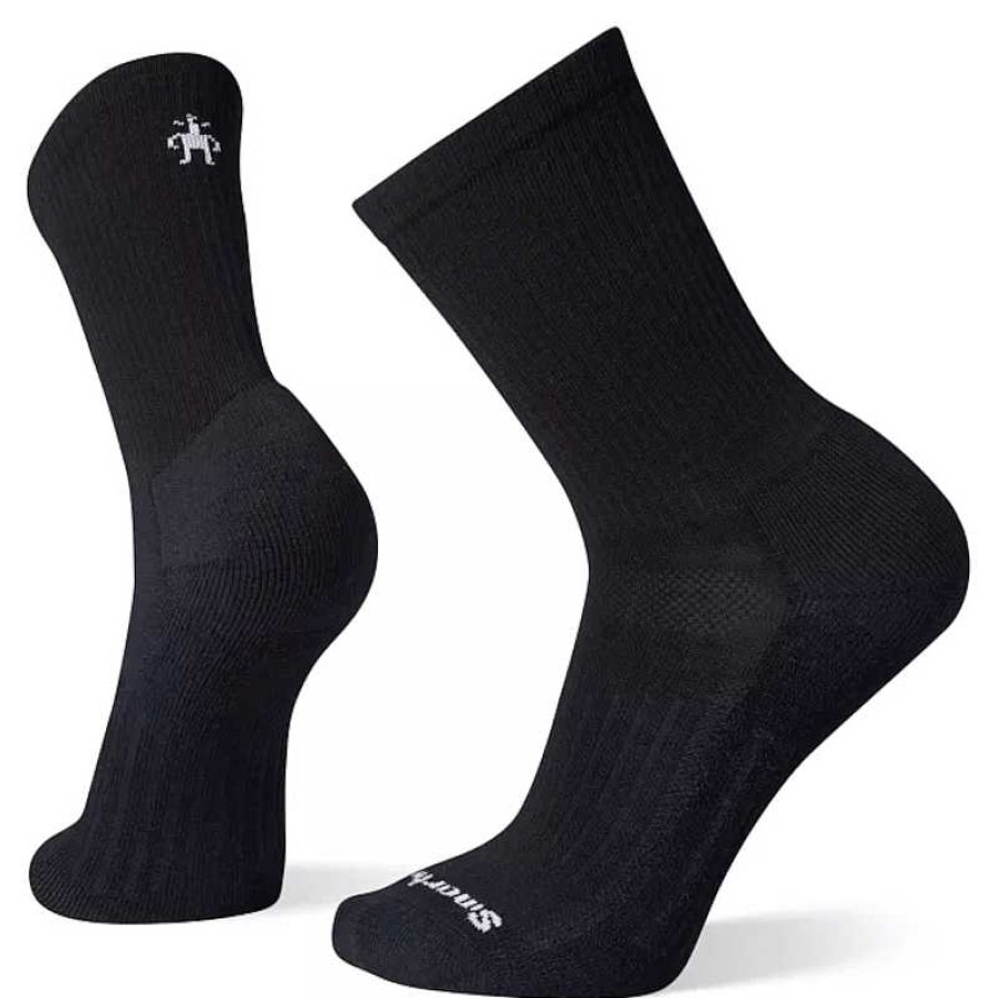 Accessories Smartwool | Men'S Smartwool Walk Light Cushion Crew Socks - Black