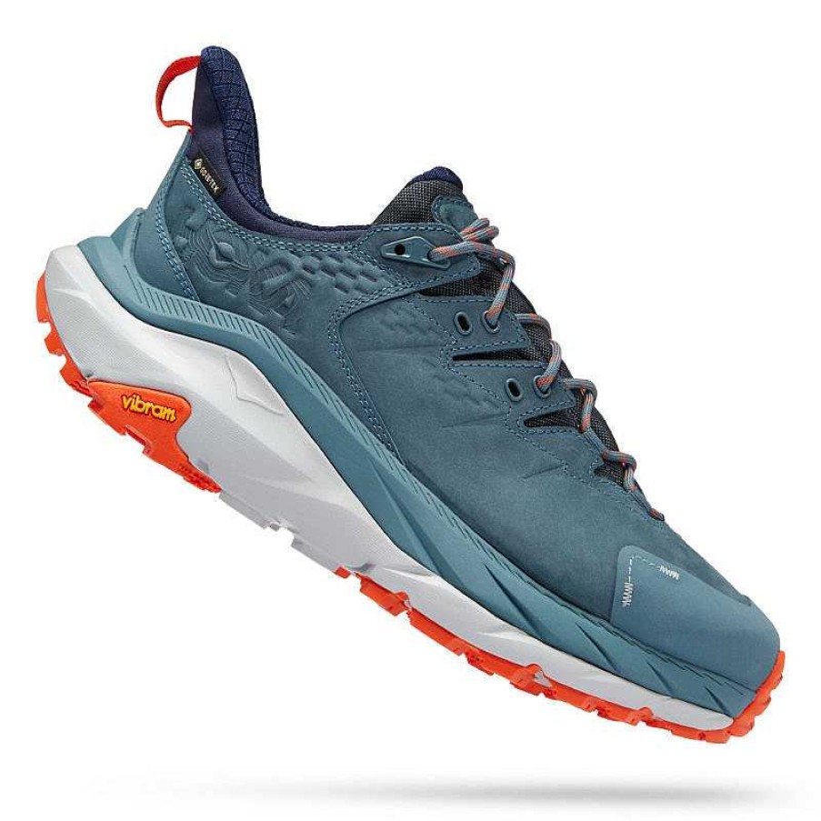 Men Hoka | Men'S Hoka Kaha 2 Low Gtx - Goblin Blue/Harbor Mist