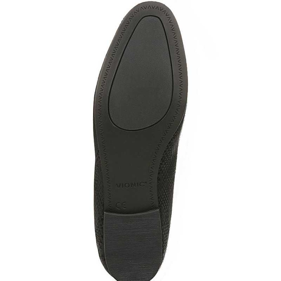 Women Vionic | Women'S Vionic Willa Ii Loafer - Black Snake Embossed