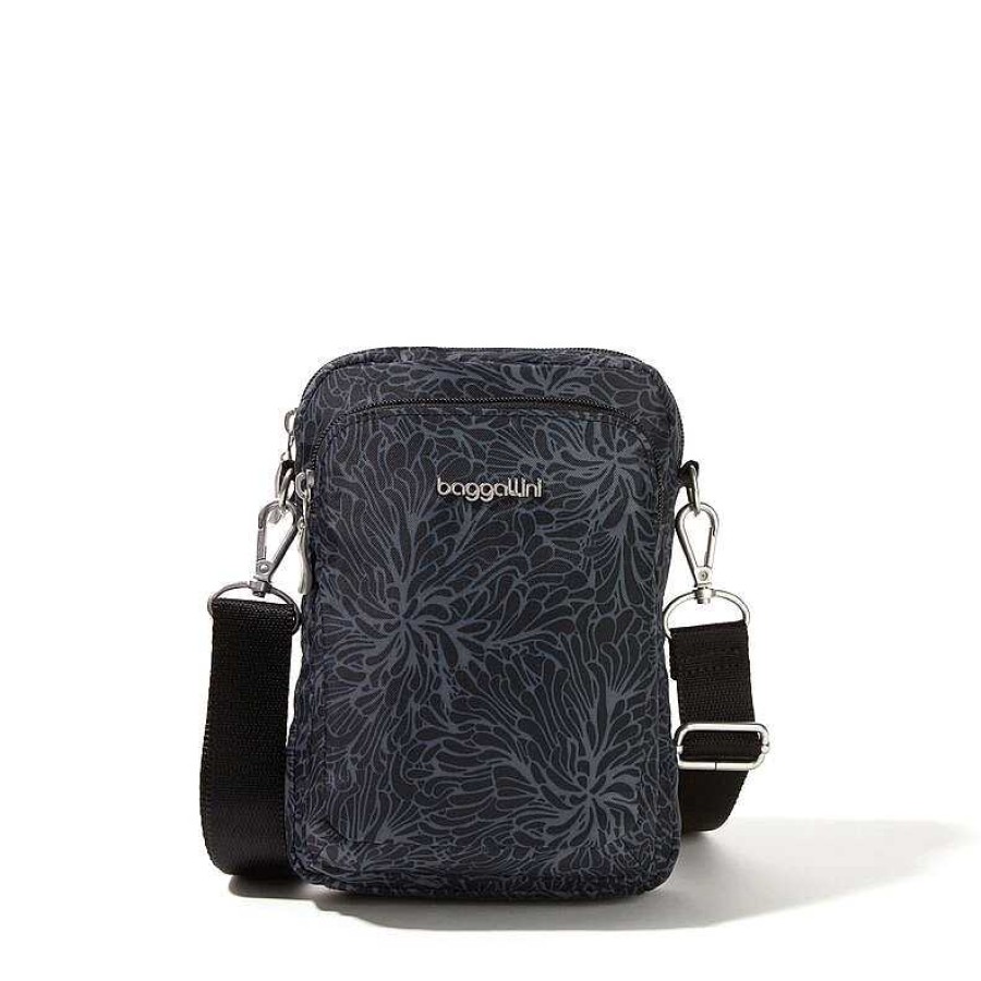 Accessories Baggallini | Baggallini Modern Everywhere Explorer Crossbody Midnight Blossom