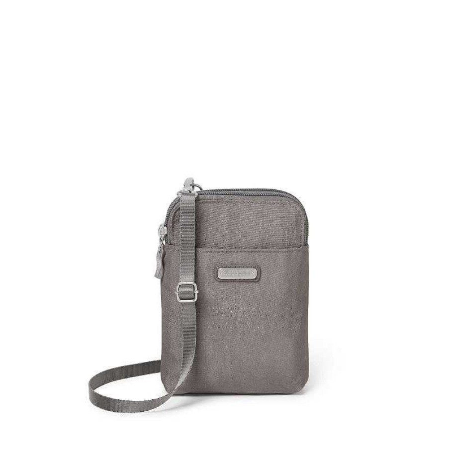 Accessories Baggallini | Baggallini Take Two Bryant Crossbody Sterling Shimmer