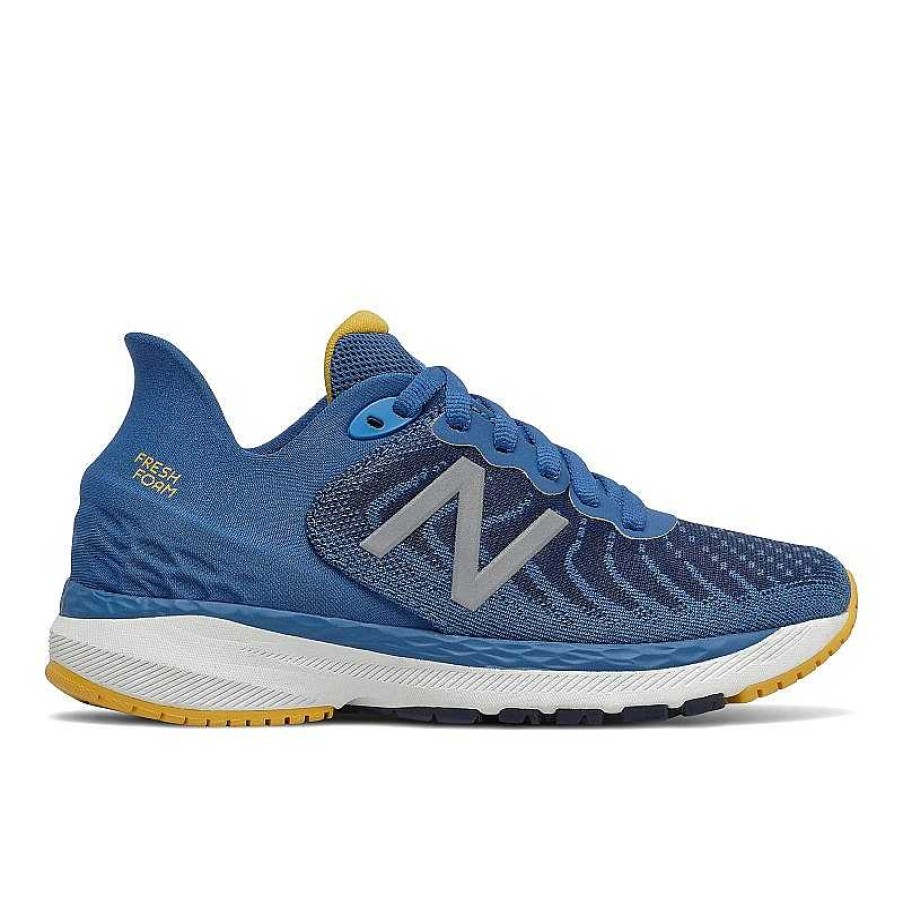 Kids New Balance | Kids' New Balance Fresh Foam 860V11 Sizes 3.5-7 - Blue/Gold