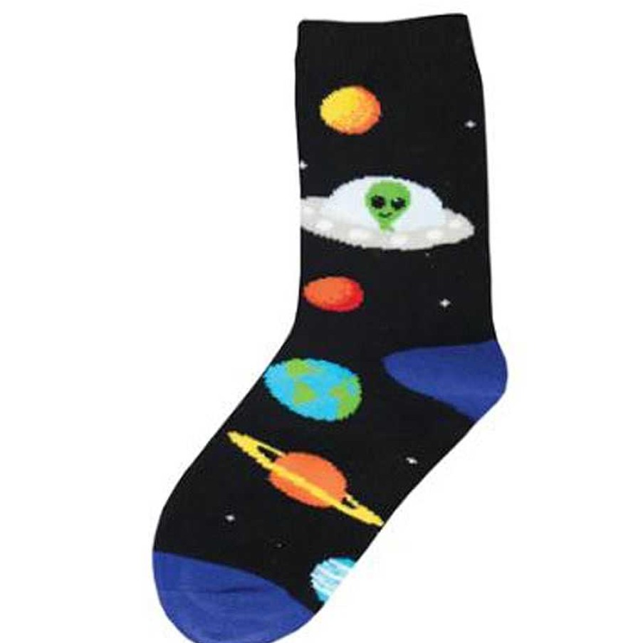 Kids Socksmith | Kids' Socksmith Space Race - Size 4-7 Years - Black