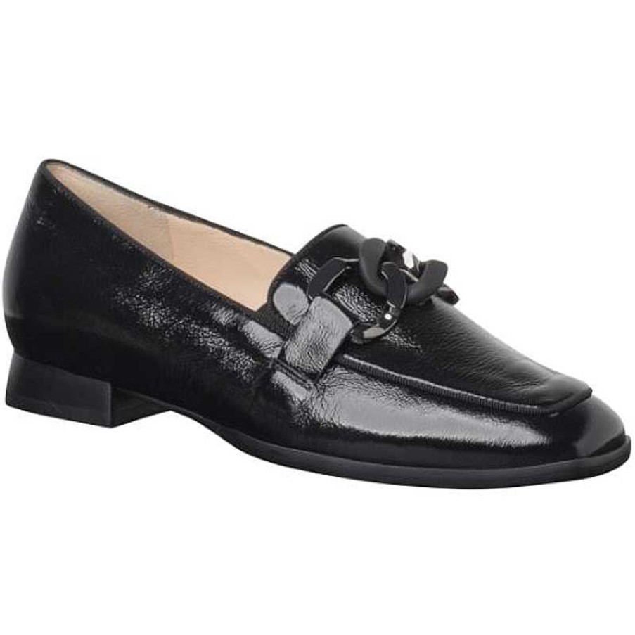 Women Hassia | Women'S Hassia Napoli Loafer - Schwarz - Uk Sizing