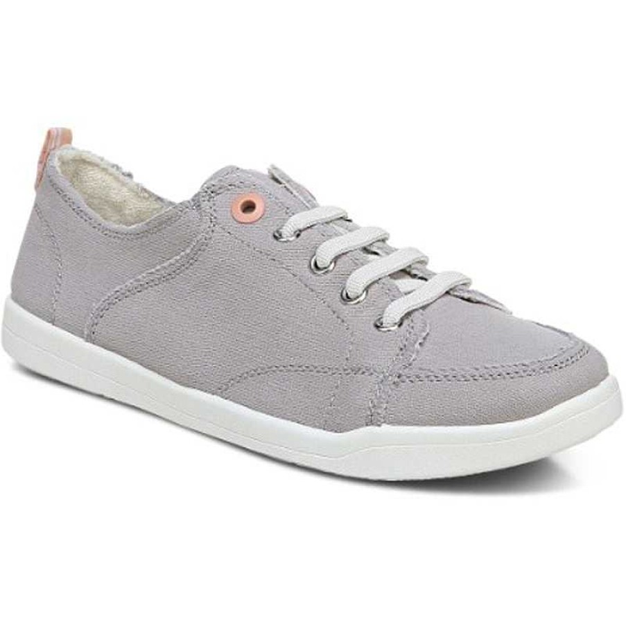 Women Vionic | Women'S Vionic Pismo Canvas Light Grey