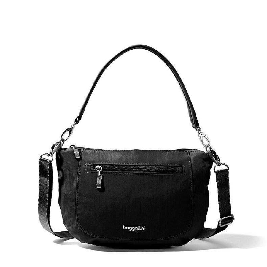 Accessories Baggallini | Baggallini Modern Everywhere Half Moon Crossbody - Black