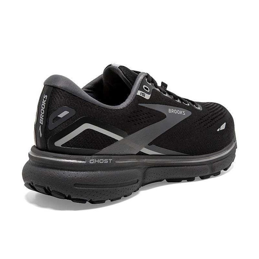 Women Brooks Running | Men'S Brooks Ghost 15 Gtx Black/Blackened Pearl/Alloy