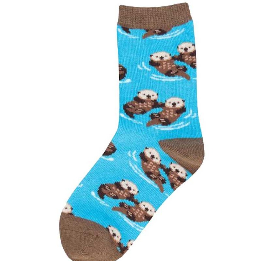 Kids Socksmith | Kid'S Socksmith Significant Otter - Size 4 - 7 Years - Blue