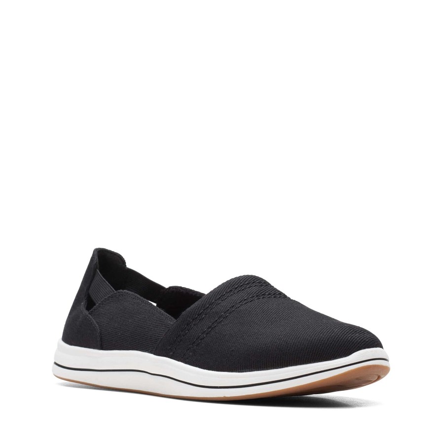 Women Clarks | Women'S Clarks Breeze Step - Black