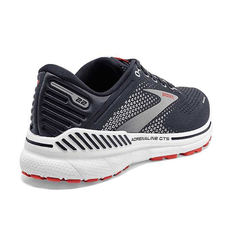 Men Brooks Running | Men'S Brooks Adrenaline Gts 22 - Peacoat/India Ink/Grenadine