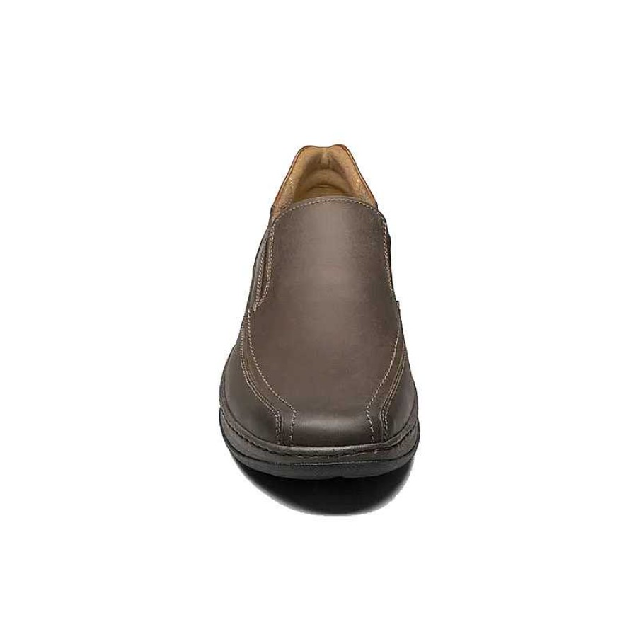 Men Florsheim | Men'S Florsheim Central Bike Toe - Brown Crazy Horse