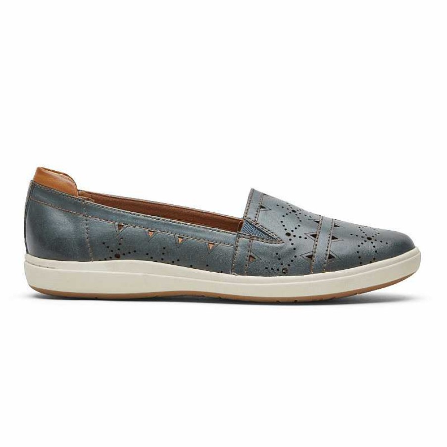 Women Cobb Hill | Women'S Cobb Hill Bailee Slip-On - Blue