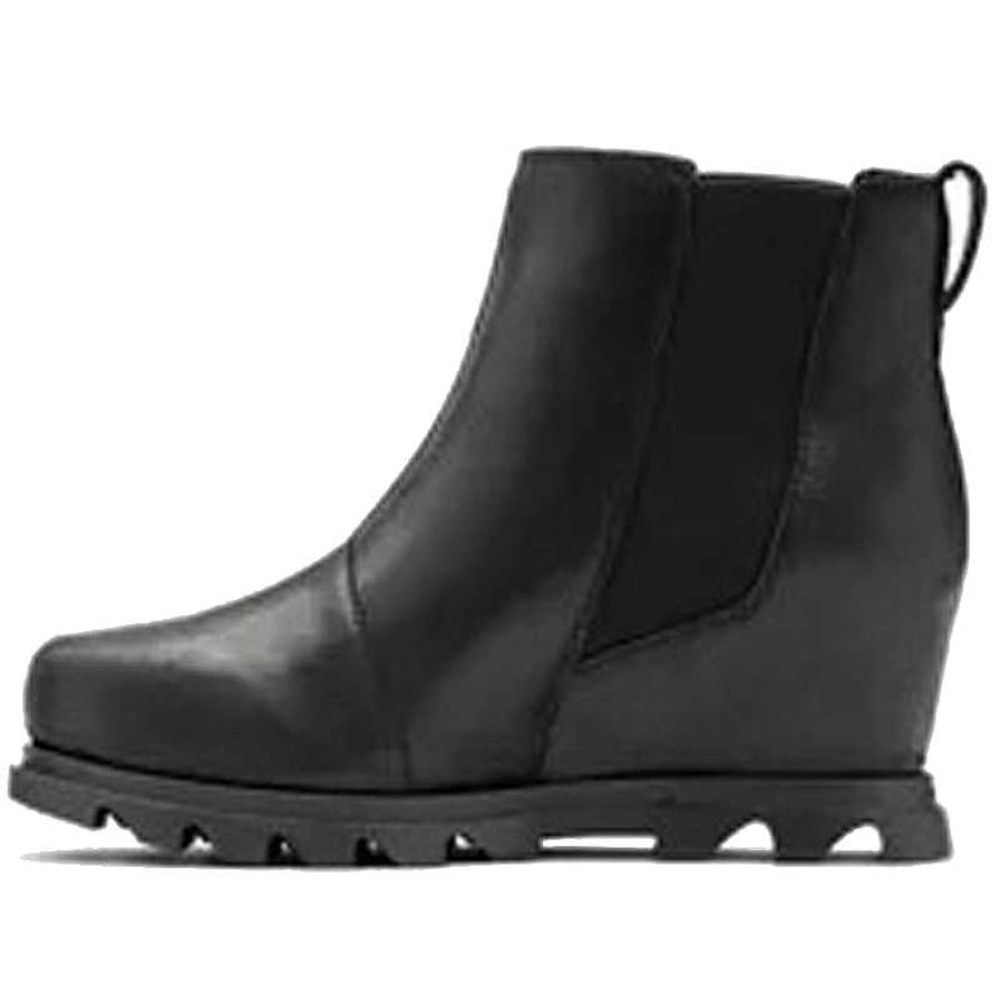 Women Sorel | Women'S Sorel Joan Of Arctic Wedge Iii Chelsea Boot - Black Sea Salt