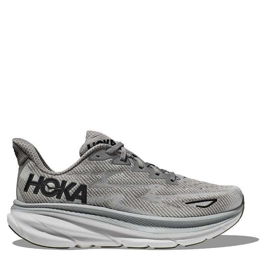 Men Hoka | Men'S Hoka Clifton 9 - Harbor Mist/Black (Hmbc)