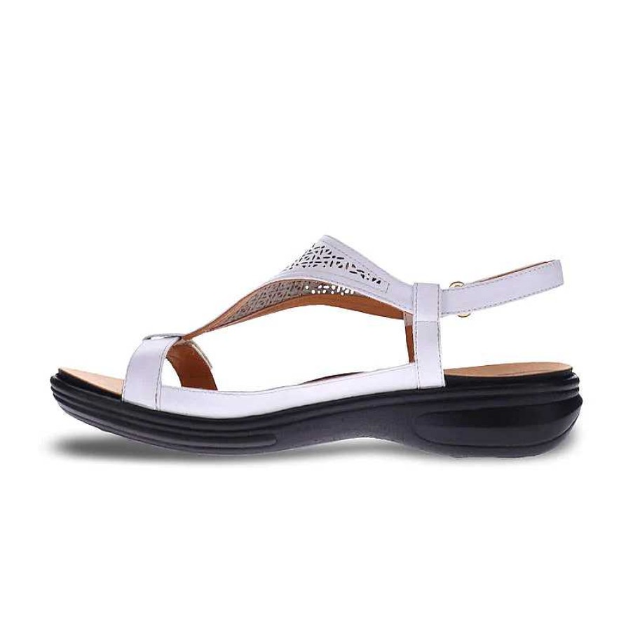 Women Revere | Women'S Revere Santa Fe Sandal - Coconut