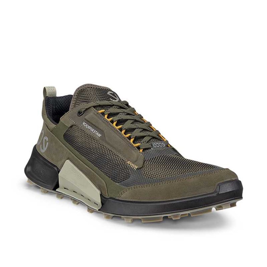 Men ECCO | Men'S Ecco Biom 2.1 X Mtn Waterproof Low Grape Leaf/Tarmac