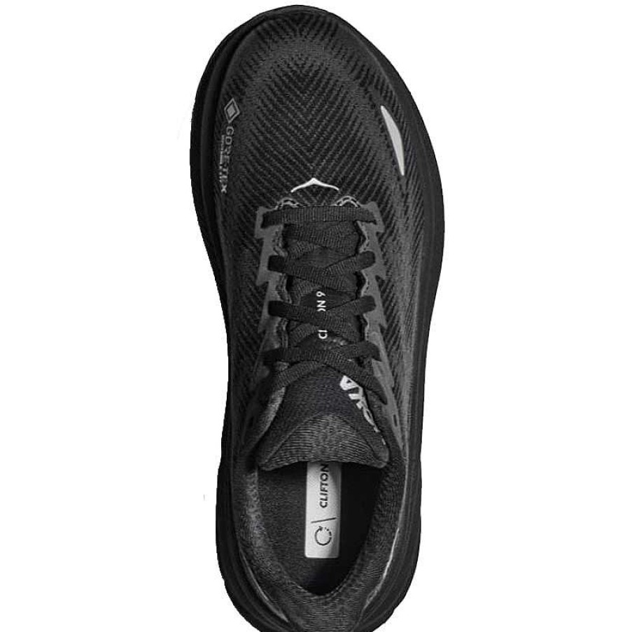 Women Hoka | Women'S Hoka Clifton 9 Gtx Black/Black (Bblc)