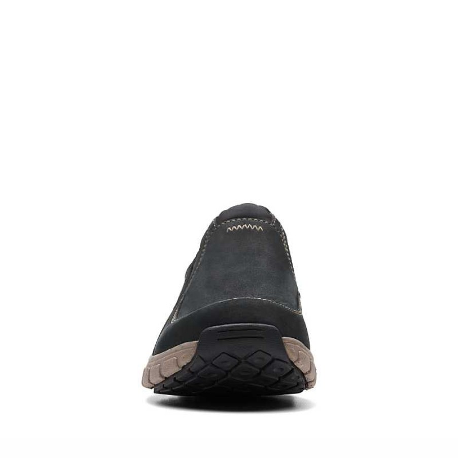 Women Clarks | Women'S Clarks Wave Plateau Ap Waterproof - Black Nubuck