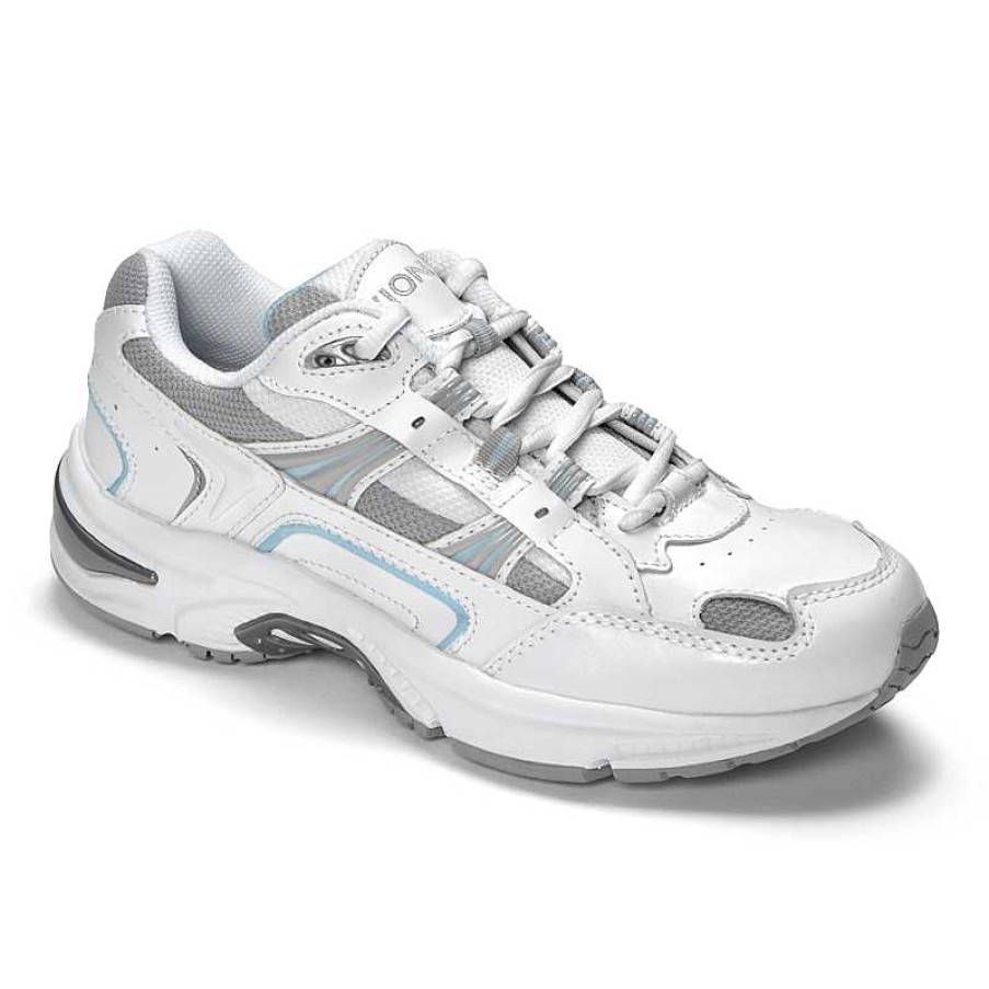 Women Vionic | Women'S Vionic Walker - White/Blue