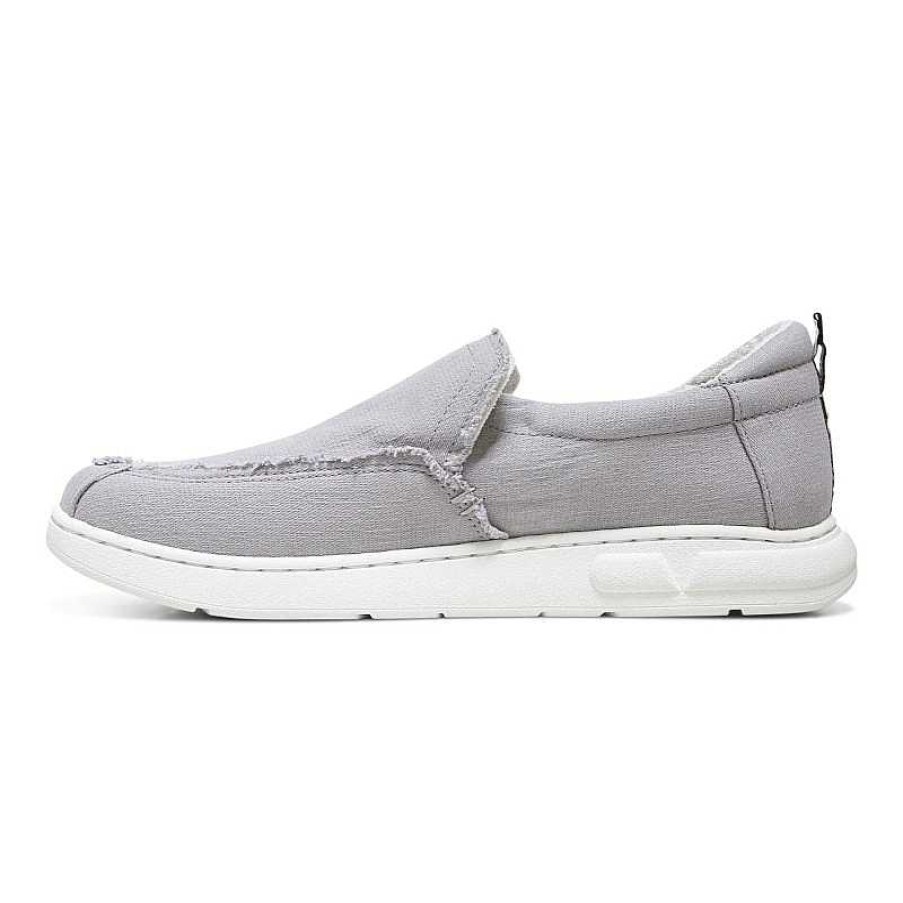 Men Vionic | Men'S Vionic Seaview Slip On Sneaker - Light Grey