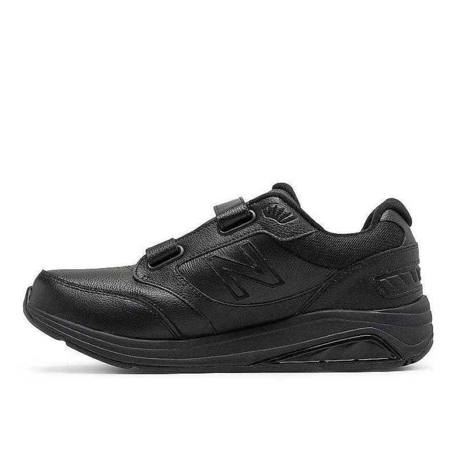 Men New Balance | Men'S New Balance Hook And Loop Leather 928V3 - Black