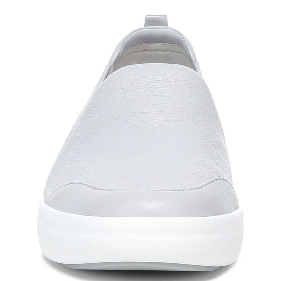 Women Vionic | Women'S Vionic Penelope Leather Nubuck Slip-On Sneaker - Vapor