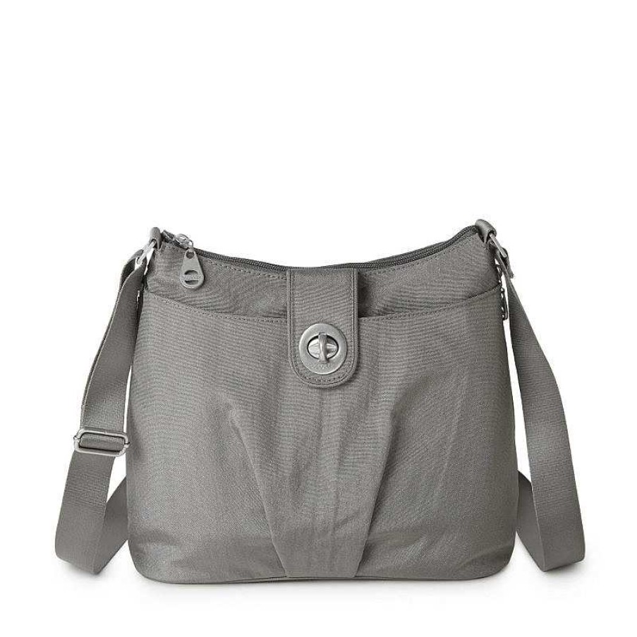 Accessories Baggallini | Baggallini Sorrento Hobo Bag - Sterling Shimmer