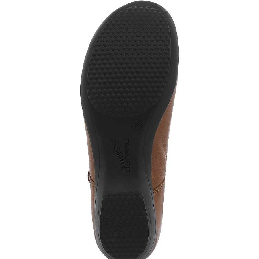 Women Dansko | Women'S Dansko Fawna - Chestnut Burnished Calf