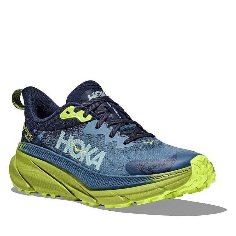 Men Hoka | Men'S Hoka Challenger Atr 7 Gtx Outer Space/Dark Citron (Osdc)