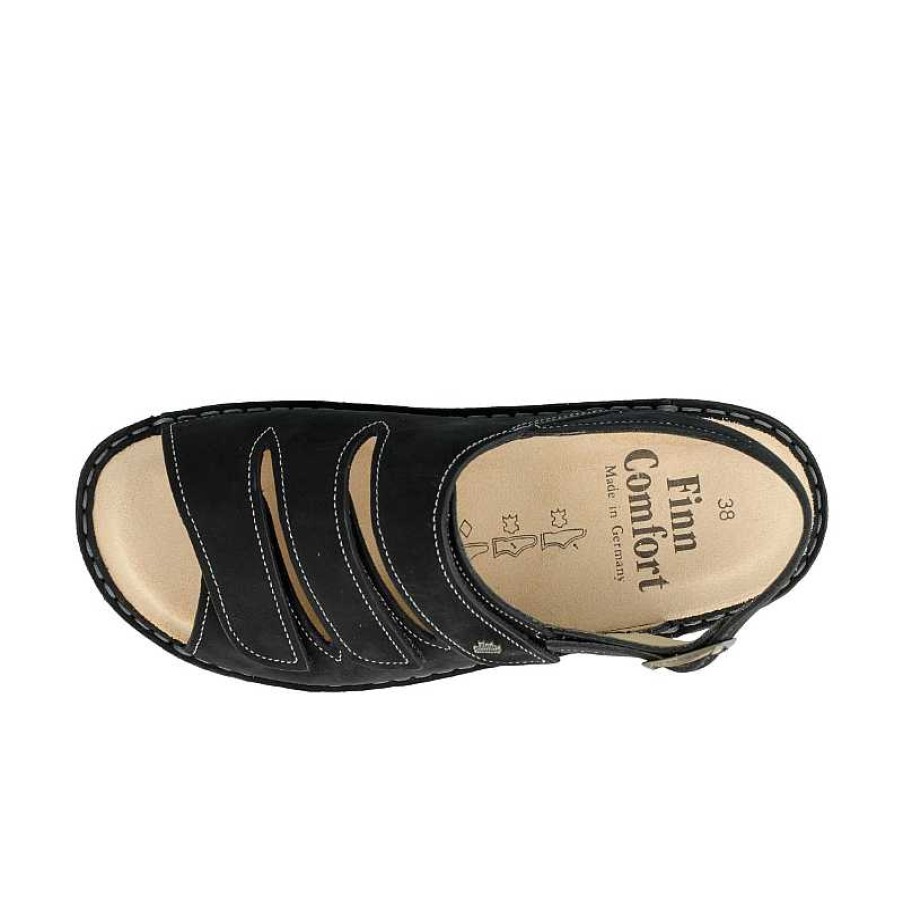 Women Finn Comfort | Women'S Finn Comfort Sylt - Schwarz Nubuck