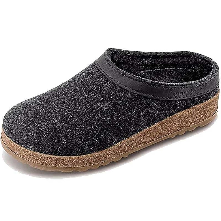 Men Haflinger | Haflinger Gzl Slipper - Charcoal