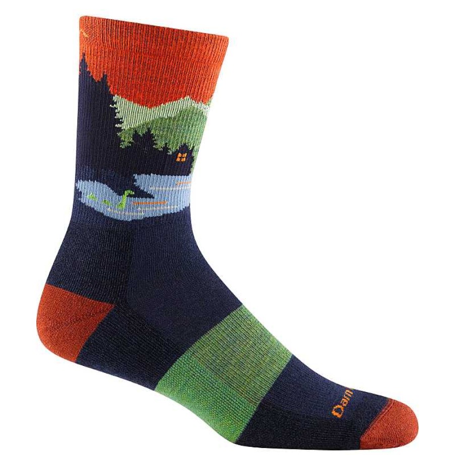 Accessories Darn Tough | Men'S Darn Tough Close Encounters Micro Crew Midweight Hiking Sock - Eclipse