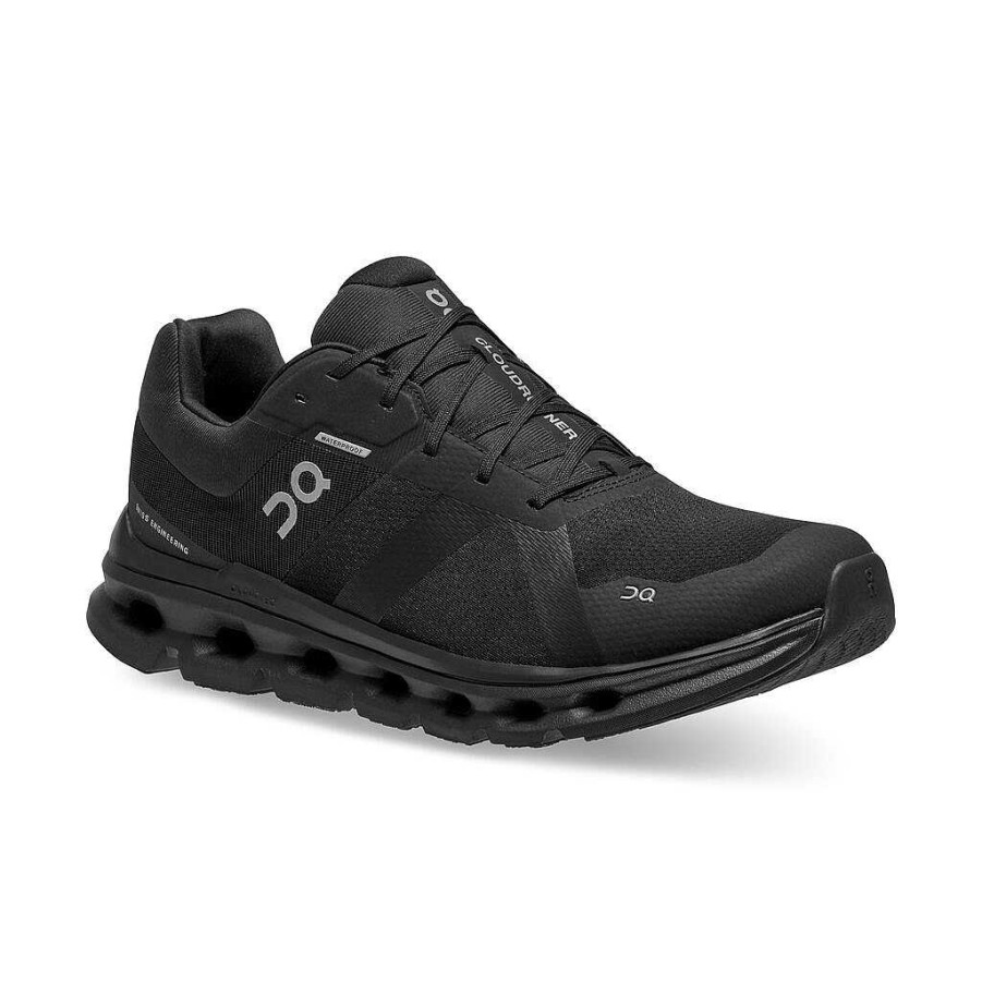 Men On Cloud | Men'S On Cloudrunner Waterproof Black