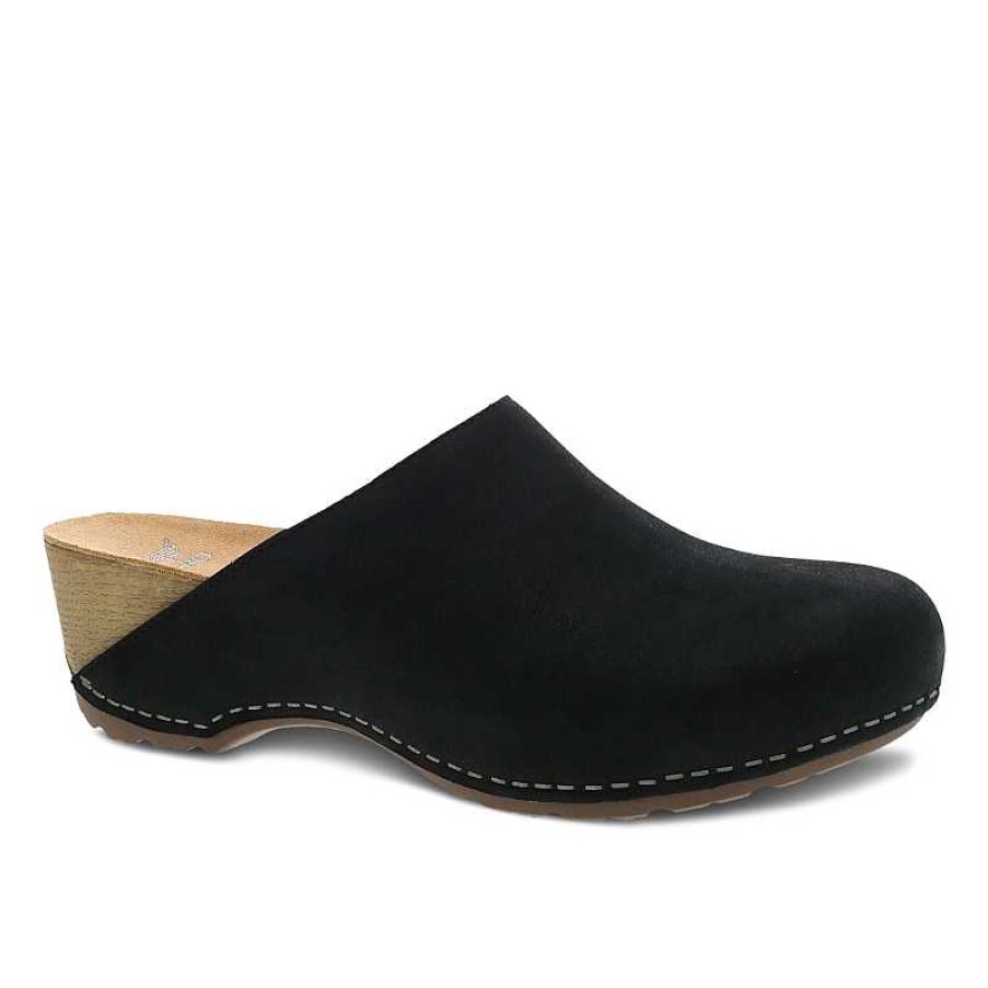 Women Dansko | Women'S Dansko Talulah - Black Milled Nubuck