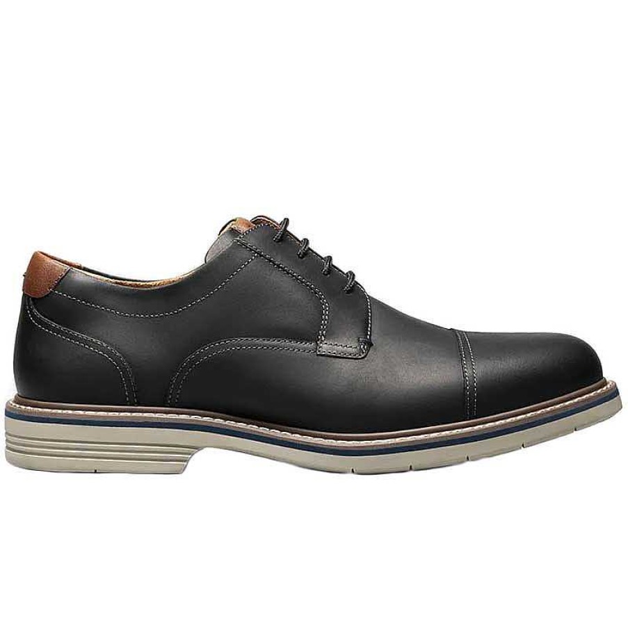 Men Florsheim | Men'S Florsheim Norwalk Oxford - Black