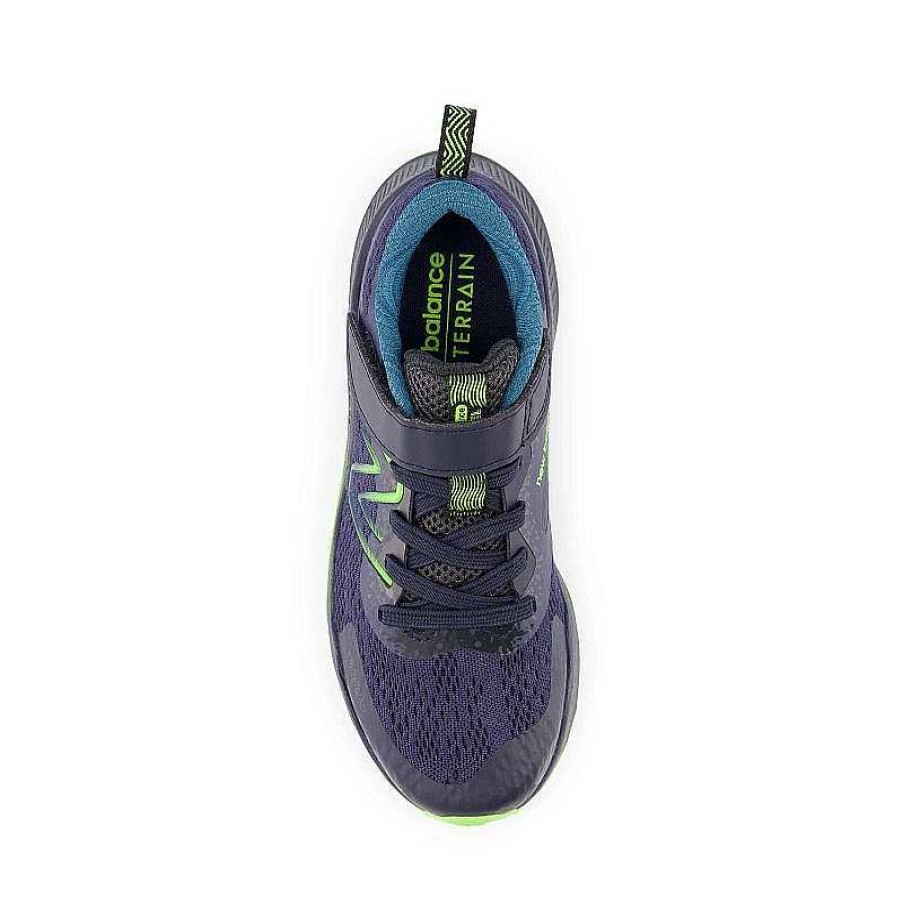 Kids New Balance | Kids' New Balance Dynasoft Nitrel V5 Bungee Lace - Sizes 10.5-3 - Natural Indigo|Eclipse|Pixel Green