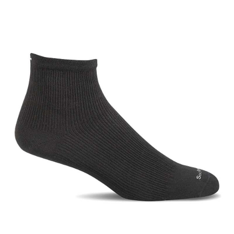 Accessories Sockwell | Men'S Sockwell Plantar Ease Quarter - Black