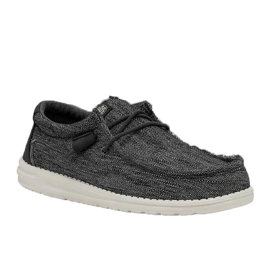 Men Hey Dude | Men'S Hey Dude Wally Ascend Woven - Abyss